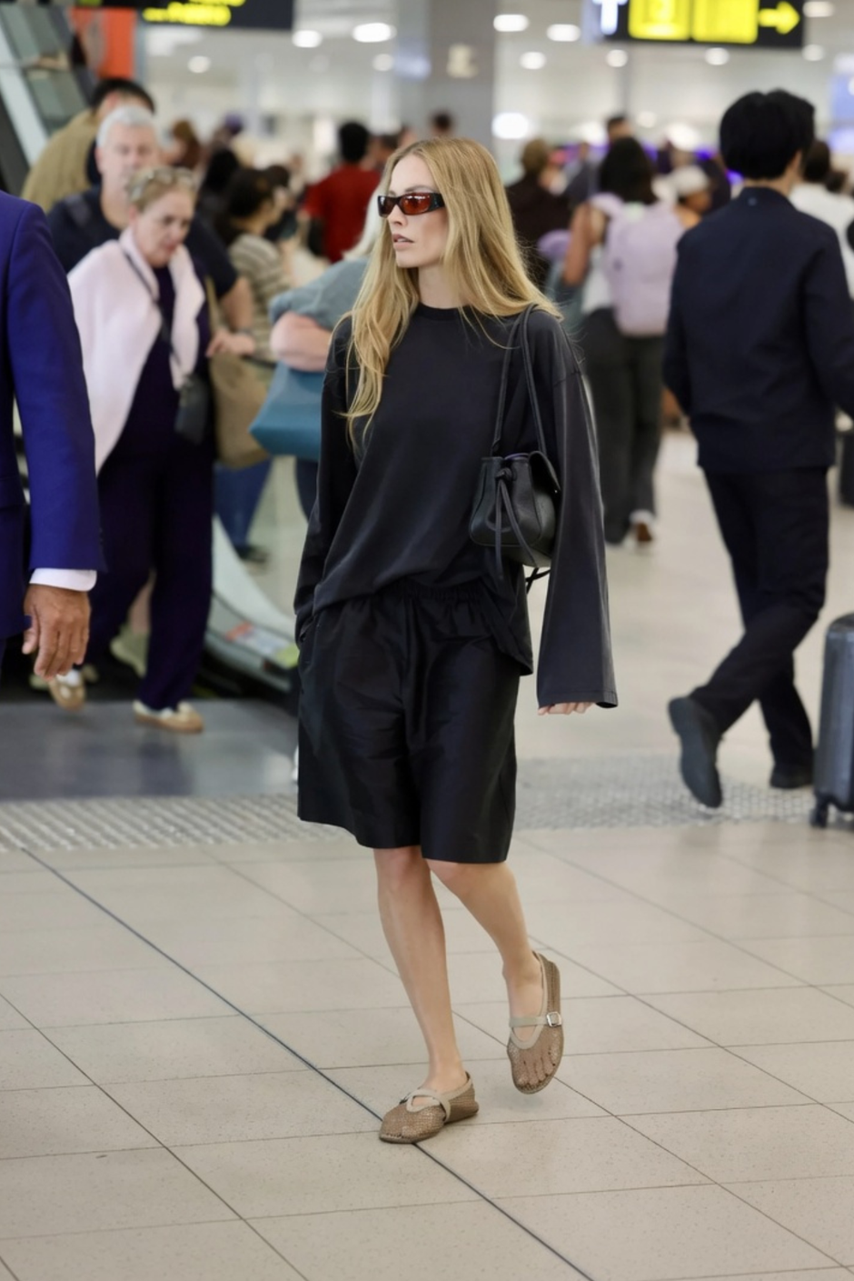Margot Robbie's Flawless Airport Style